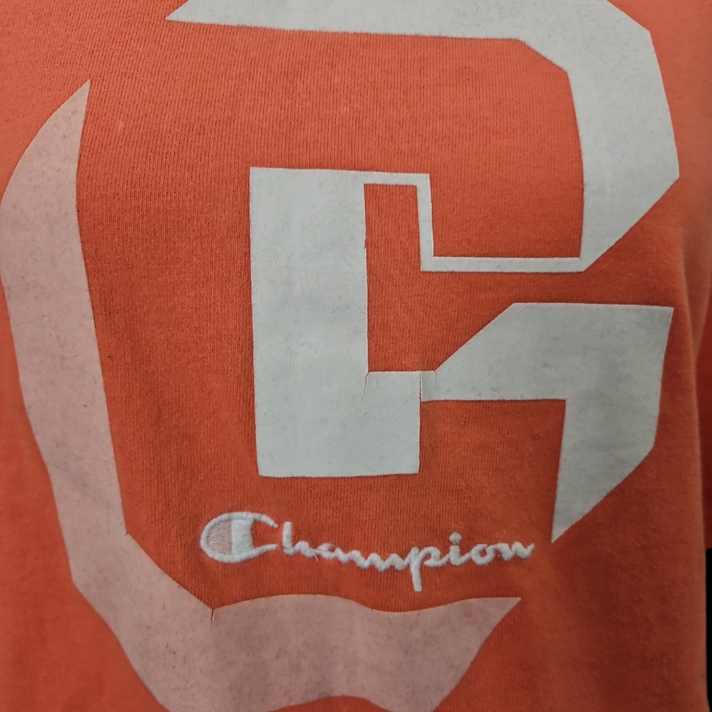 Champion Peach Atheleisure Workout Sportswear Logo Athletic Size XL - Picture 2 of 6